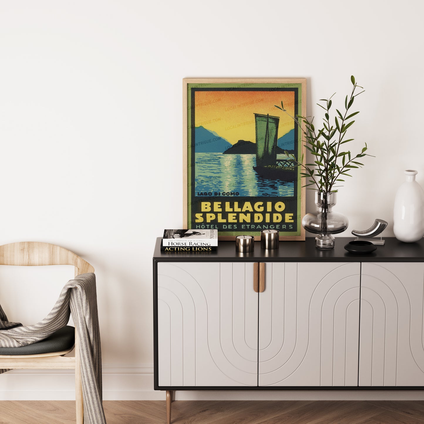 Bellagio Splendid · Lake Como, Italy · Framed Print