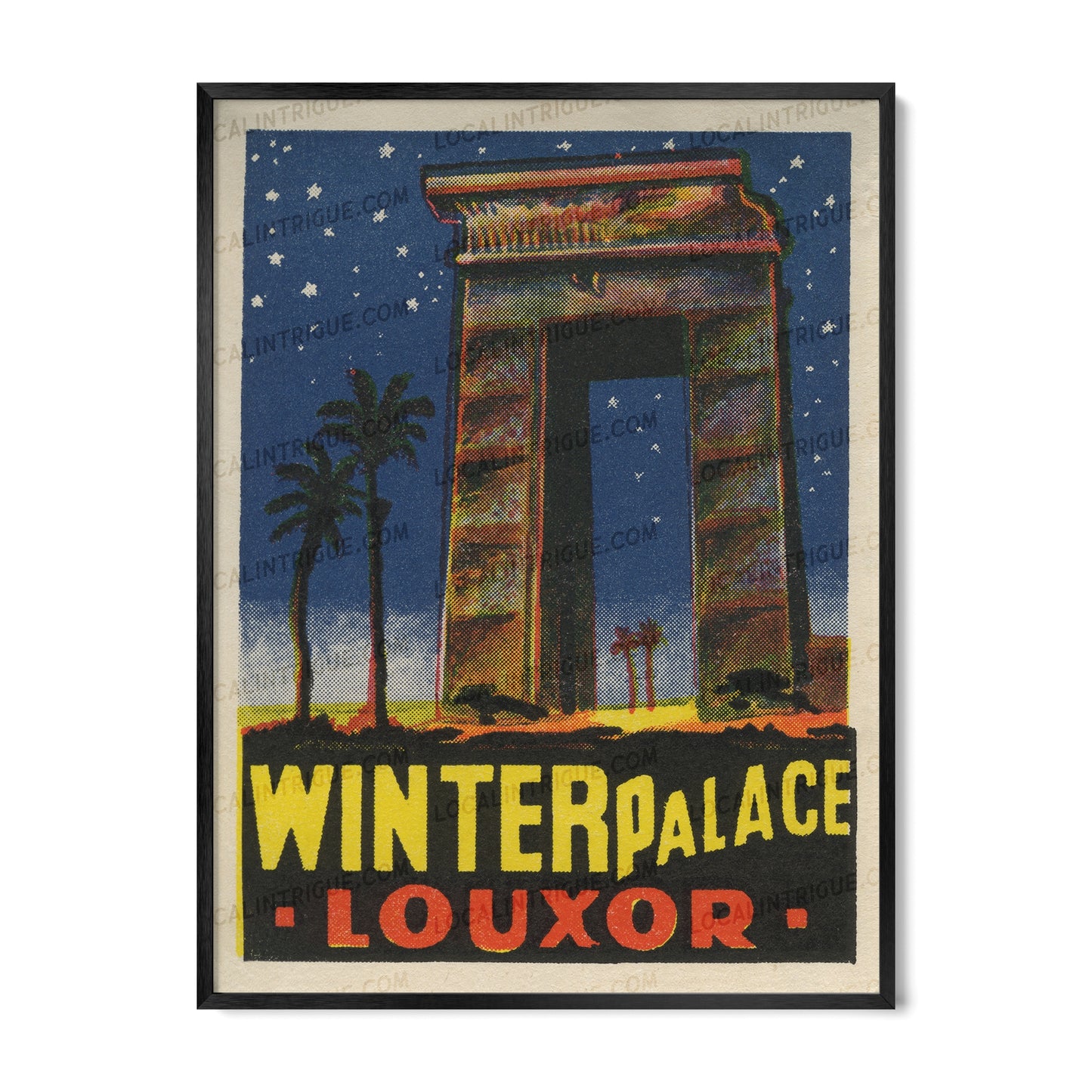 Winter Palace · Louxor, Egypt · Framed Print