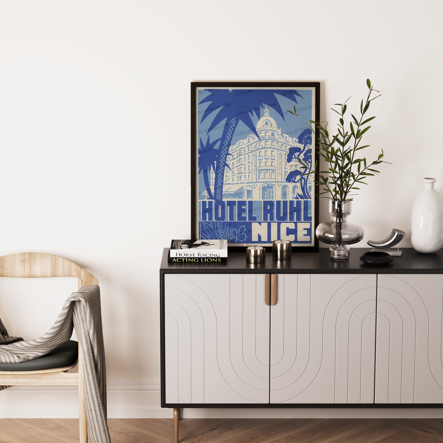 Hotel Ruhl · Nice, France · Framed Print