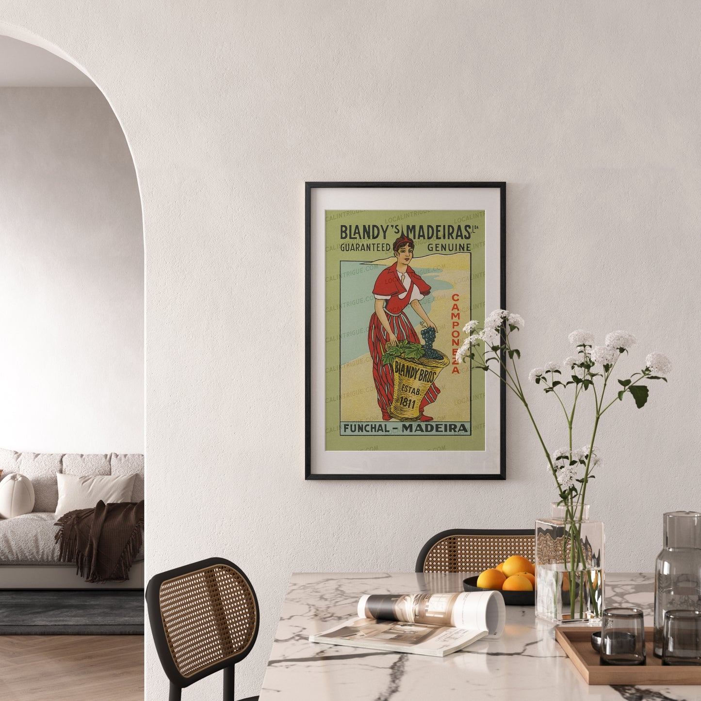 Blandy's · Madeira, Portugal · Framed Print