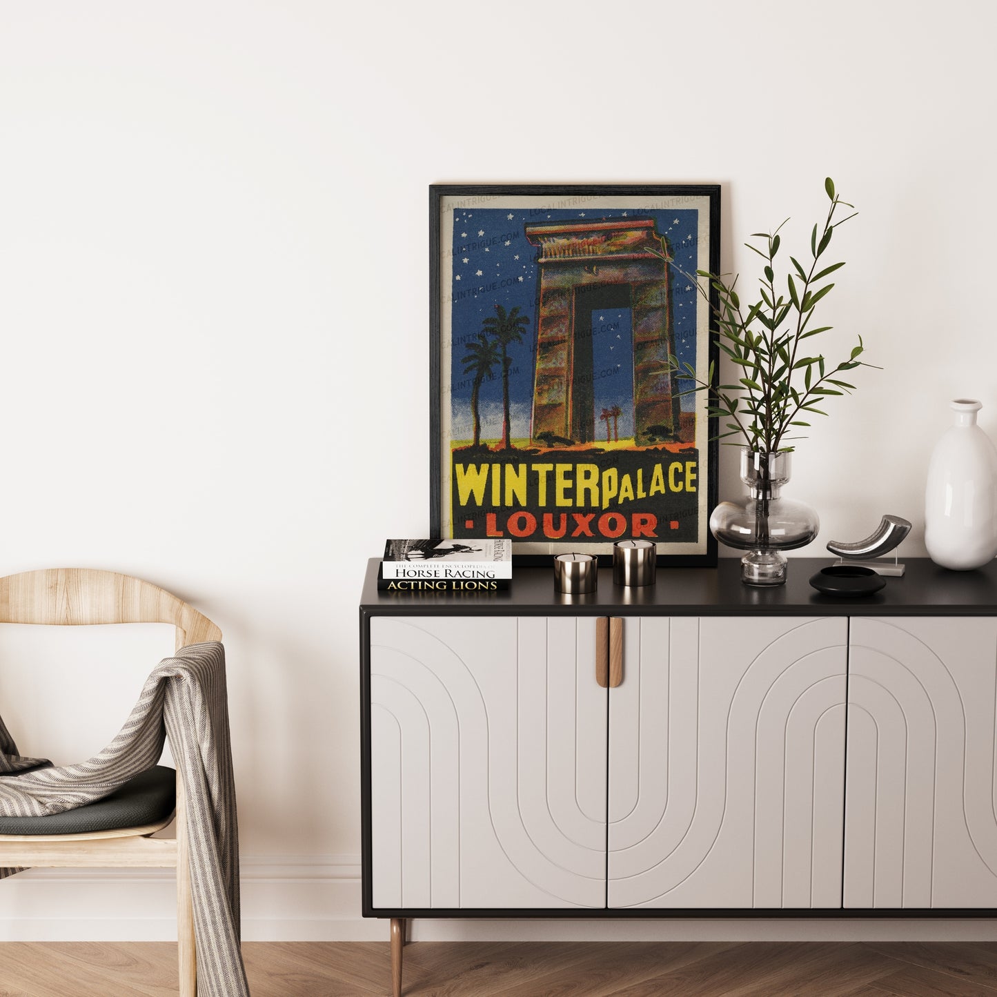 Winter Palace · Louxor, Egypt · Framed Print