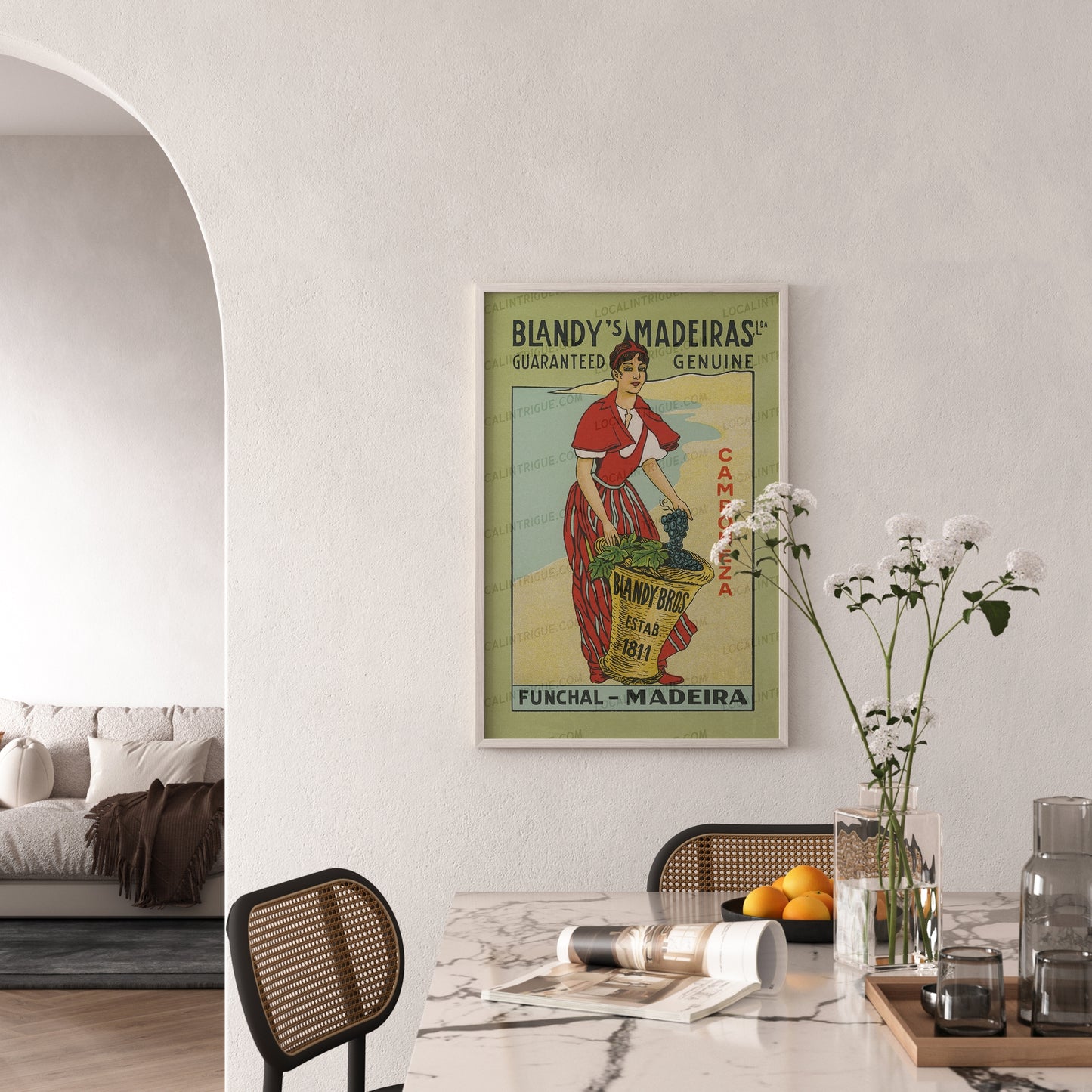 Blandy's · Madeira, Portugal · Framed Print