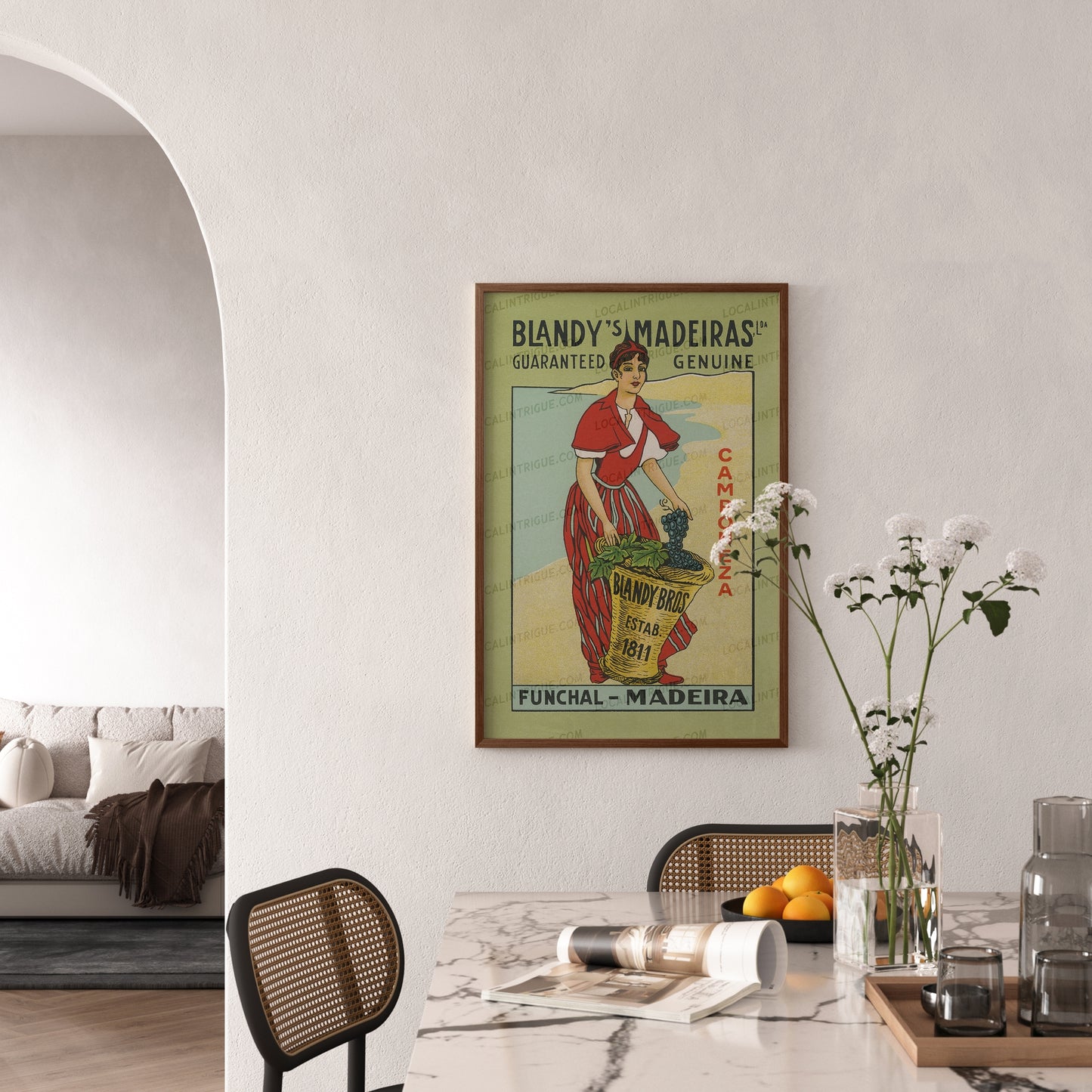Blandy's · Madeira, Portugal · Framed Print