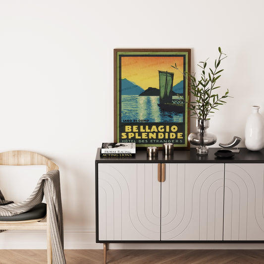 Bellagio Splendid · Lake Como, Italy · Framed Print