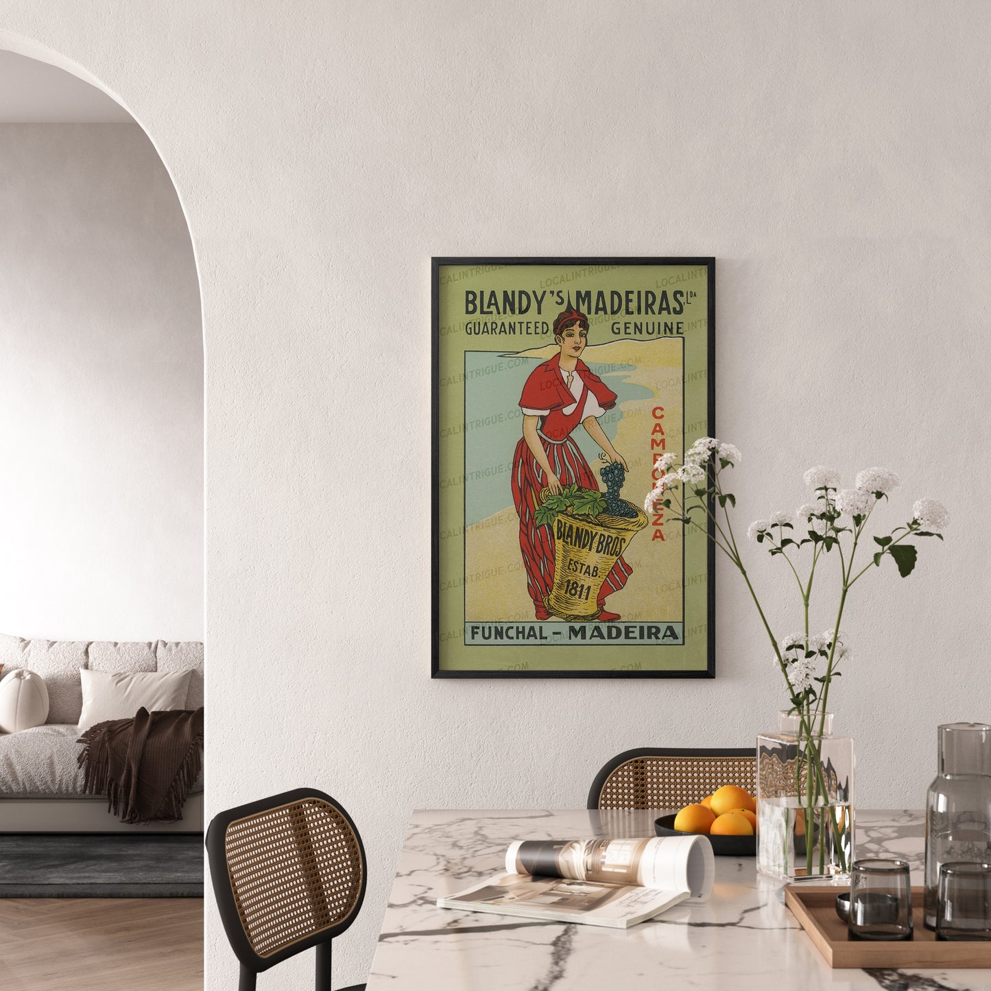 Blandy's · Madeira, Portugal · Framed Print