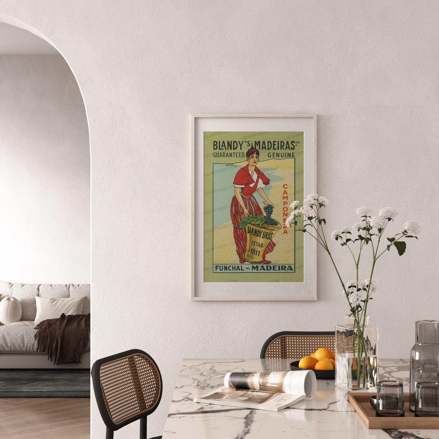 Blandy's · Madeira, Portugal · Framed Print